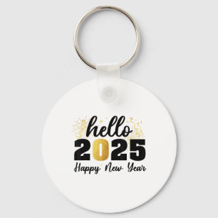 Gelukkig Nieuwjaar 2025 Nieuwjaarsfeest Vrienden F Sleutelhanger
