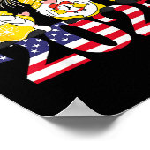 Gelukkig Nieuwjaar 2025 Oudejaarsavond Feest Kabou Poster (Hoek)