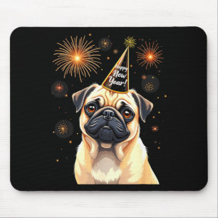 Gelukkig Nieuwjaar 2025 Oudejaarsavond Vuurwerk Ho Muismat