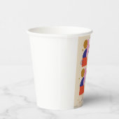 Gelukkig Nieuwjaar 2025 Papieren Bekers (Rechts)