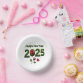 Gelukkig Nieuwjaar 2025 Papieren Kommen (Feest)