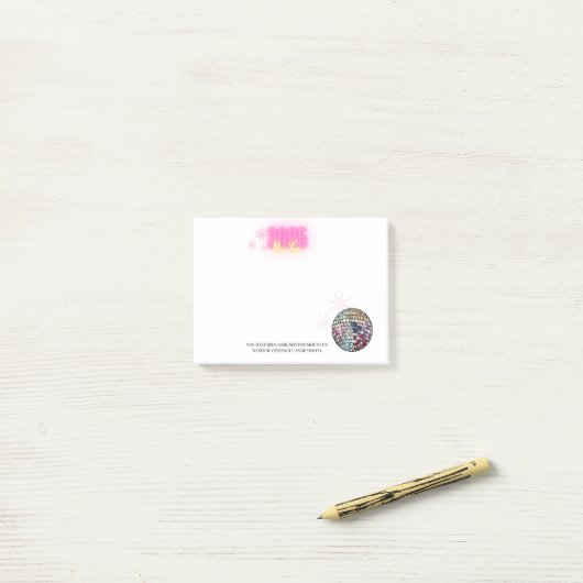 Gelukkig Nieuwjaar 2025 Post-it® Notes (Op bureau)