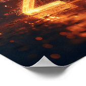 Gelukkig Nieuwjaar 2025 Poster (Hoek)