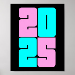 Gelukkig Nieuwjaar 2025 Poster