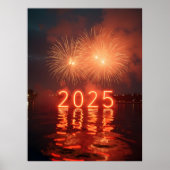 Gelukkig Nieuwjaar 2025 Poster (Voorkant)