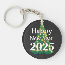 Gelukkig Nieuwjaar 2025 Sleutelhanger