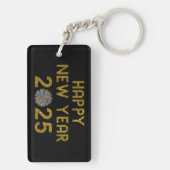 Gelukkig Nieuwjaar 2025 Sleutelhanger (achterkant)