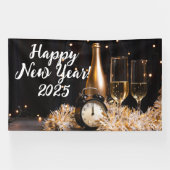 Gelukkig Nieuwjaar 2025 Spandoek (Horizontaal)