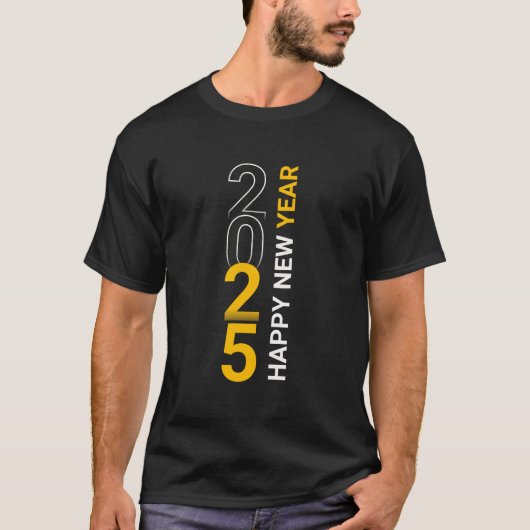 Gelukkig Nieuwjaar 2025 T-shirt (Voorkant)