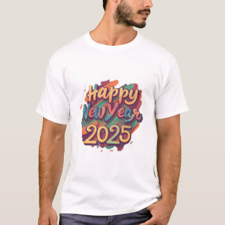 Gelukkig Nieuwjaar 2025 T-shirt