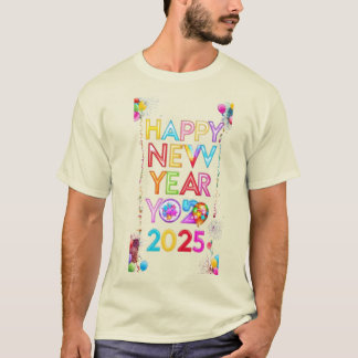 Gelukkig Nieuwjaar 2025 T-shirt