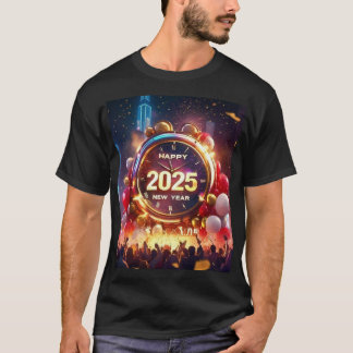 Gelukkig nieuwjaar 2025 t-shirt