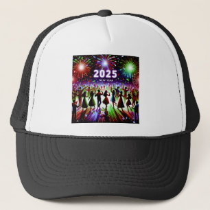 Gelukkig Nieuwjaar 2025 Trucker Pet