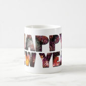 Gelukkig Nieuwjaar 2025 🎆 Vuurwerk Extravaganza! Koffiemok (Center)