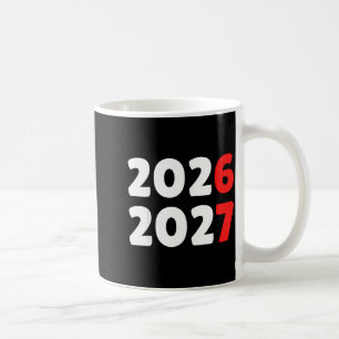 Gelukkig Nieuwjaar 2026 2027 Grappige Zes Zeven 67 Koffiemok