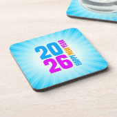 Gelukkig Nieuwjaar 2026-34568 Bier Onderzetter (Linkerzijde)