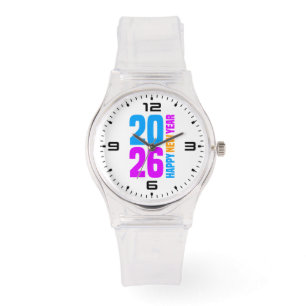 Gelukkig Nieuwjaar 2026-34568 Horloge