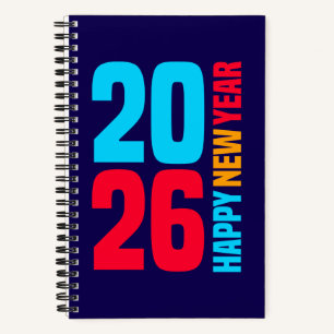 Gelukkig Nieuwjaar 2026-34568 Notitieboek