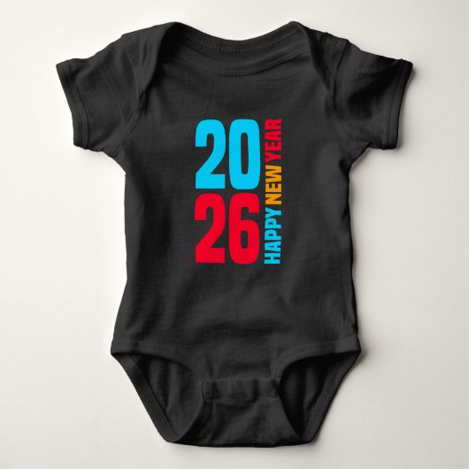 Gelukkig Nieuwjaar 2026-34568 Romper (Voorkant)