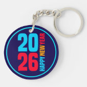 Gelukkig Nieuwjaar 2026-34568 Sleutelhanger (Achterkant)