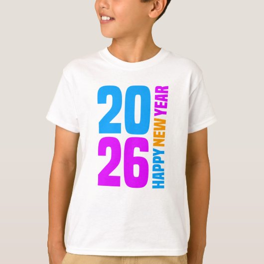 Gelukkig Nieuwjaar 2026-34568 T-shirt (Voorkant)
