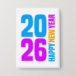 Gelukkig Nieuwjaar 2026-34568 T-shirt Button