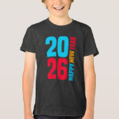 Gelukkig Nieuwjaar 2026-34568 Tri-Blend Shirt (Voorkant)