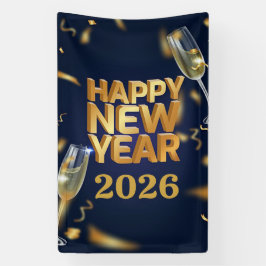 Gelukkig Nieuwjaar 2026 Banner