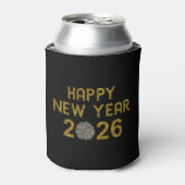Gelukkig nieuwjaar 2026 blikjeskoeler (Blikje Voorkant)