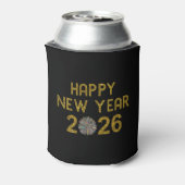 Gelukkig nieuwjaar 2026 blikjeskoeler (Blikje Achterkant)