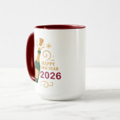 Gelukkig Nieuwjaar 2026 Champagne | Combo Mok (Voorkant links)