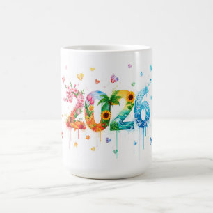 Gelukkig Nieuwjaar 2026: een jaar vol nieuwe mogel Koffiemok