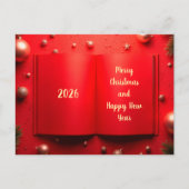 Gelukkig Nieuwjaar 2026 Feestdagenkaart (Voorkant)