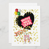 Gelukkig Nieuwjaar 2026 Feestdagenkaart (Voorkant / Achterkant)