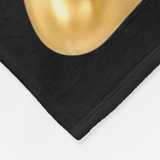 Gelukkig Nieuwjaar 2026 Gold Confetti Balloon Part Fleece Deken (Hoek)