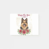 Gelukkig Nieuwjaar 2026 Hond Kinderen Poster Post-it® Notes (Voorkant)