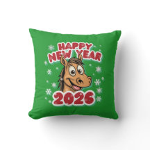 Gelukkig Nieuwjaar 2026: Jaar van het Paard Mascot