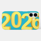 Gelukkig Nieuwjaar 2026 kaart Case-Mate iPhone Case (Achterkant (horizontaal))