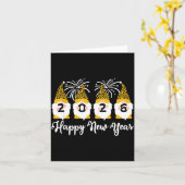 Gelukkig Nieuwjaar 2026 Kabouters Luipaardprint Gn Kaart (Gele Bloem)