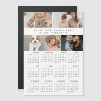 Gelukkig Nieuwjaar 2026 Kalender Fotocollage