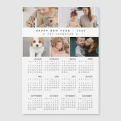 Gelukkig Nieuwjaar 2026 Kalender Fotocollage (Voorkant)