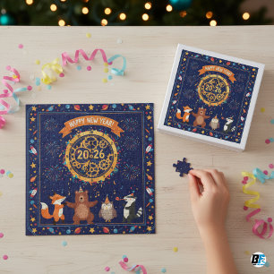 Gelukkig Nieuwjaar 2026 Kids Jigsaw Legpuzzel