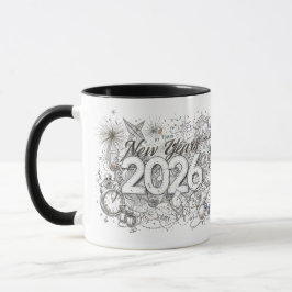 gelukkig nieuwjaar 2026 koffiemok mok