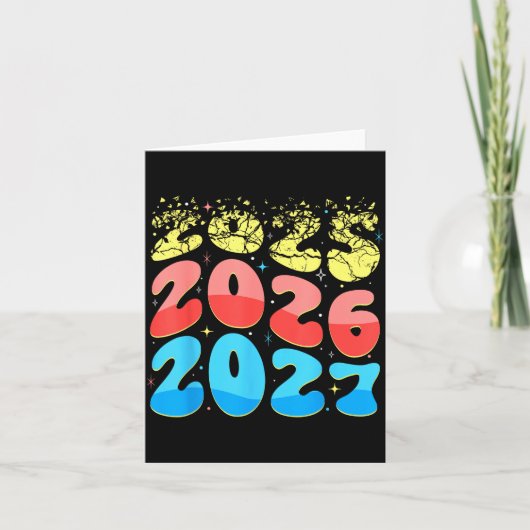Gelukkig Nieuwjaar 2026 Komt Er Soon 2027 Grappig  Kaart (Voorkant)