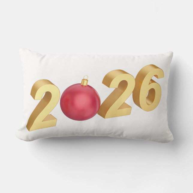 Gelukkig Nieuwjaar 2026 Kussen (Voorkant)