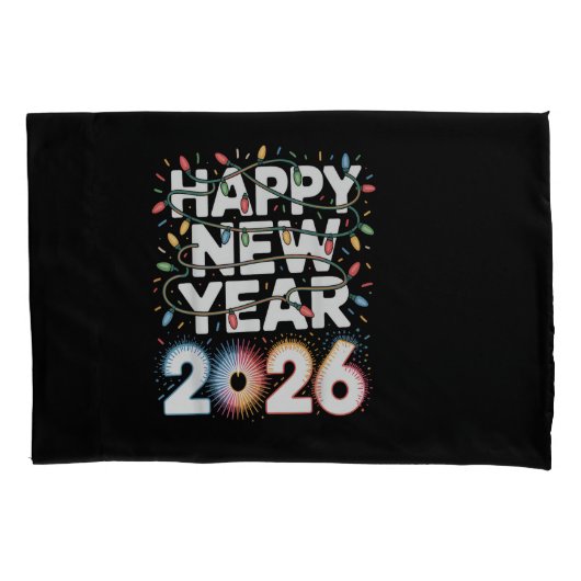 Gelukkig nieuwjaar 2026 kussensloop (Voorkant)