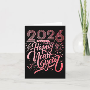 Gelukkig Nieuwjaar 2026 Lade Vuurwerk Feest Kaart