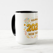 Gelukkig Nieuwjaar 2026 Mok (Voorkant links)