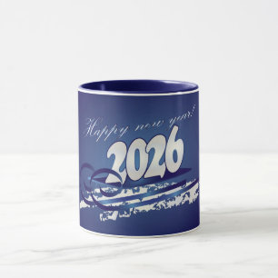 Gelukkig nieuwjaar 2026 mok