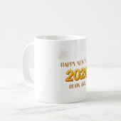Gelukkig Nieuwjaar 2026 Mok (Voorkant links)